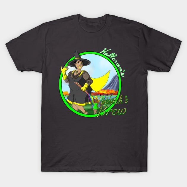 Halloran's Witch's Brew Variant 6 T-Shirt by Halloran Illustrations